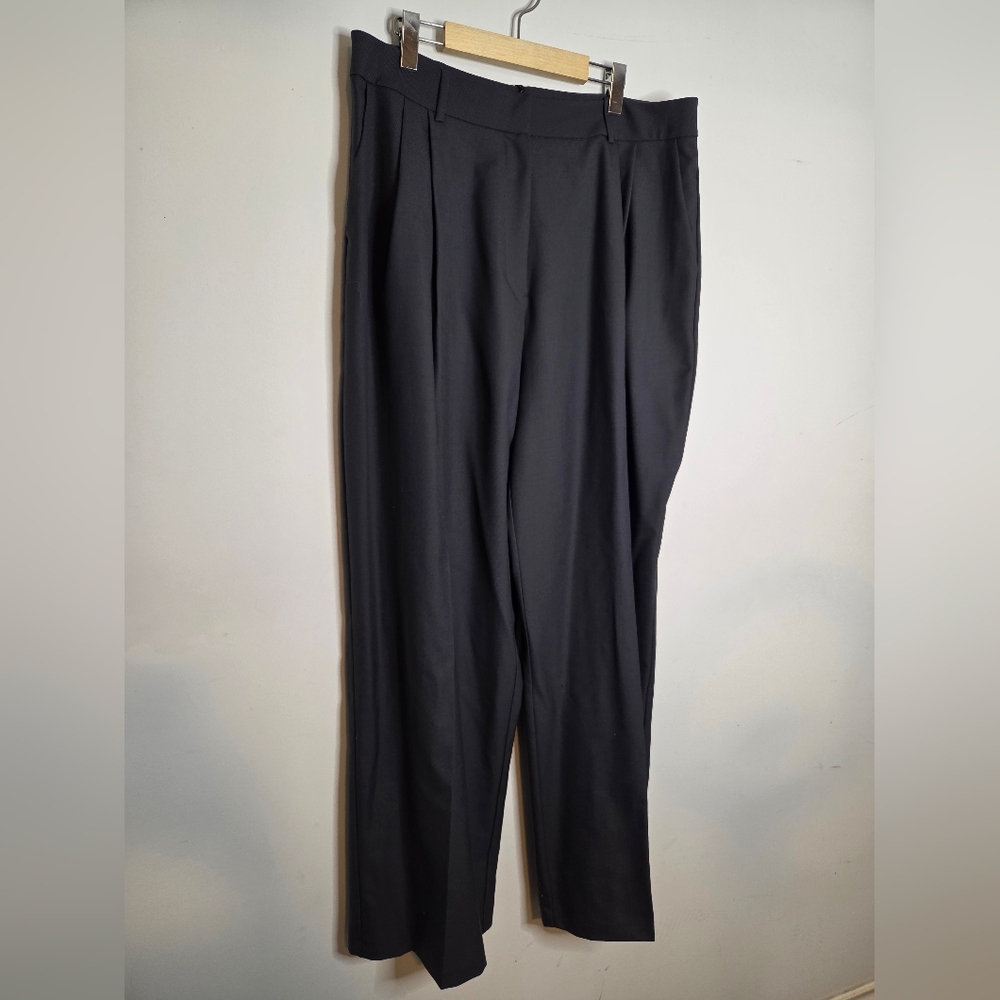 UNCLE STUDIOS The Vintage Trouser Dark Grey 100% Wool Pants Size XL